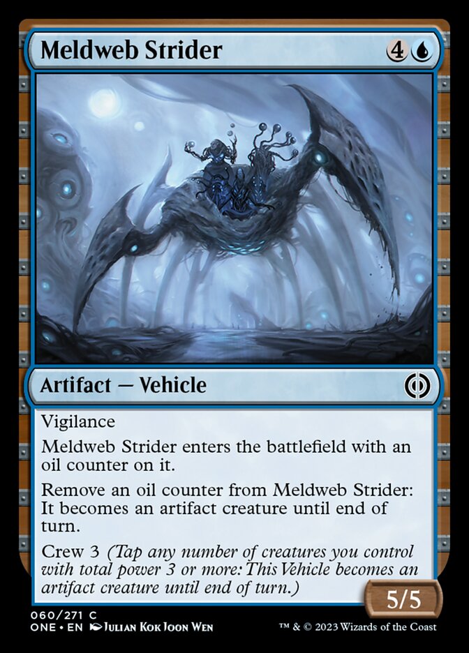 Meldweb Strider [Phyrexia: All Will Be One] | The Gaming-Verse