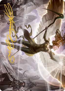 Sigarda's Splendor Art Card (Gold-Stamped Signature) [Innistrad: Midnight Hunt Art Series] | The Gaming-Verse