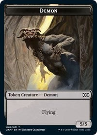 Demon // Germ Double-sided Token [Double Masters Tokens] | The Gaming-Verse