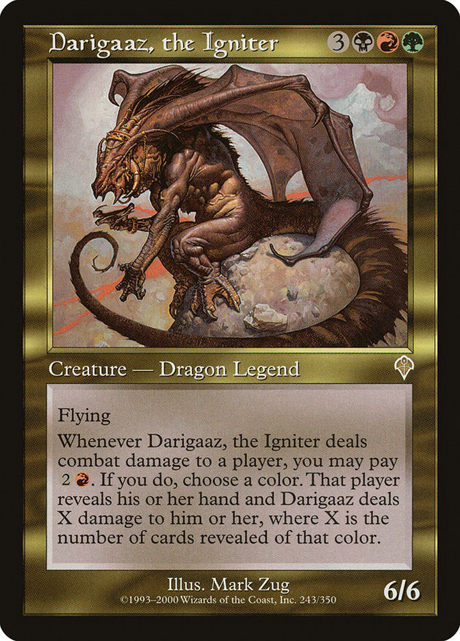 Darigaaz, the Igniter [Invasion] | The Gaming-Verse