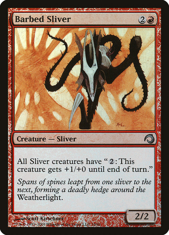 Barbed Sliver [Premium Deck Series: Slivers] | The Gaming-Verse