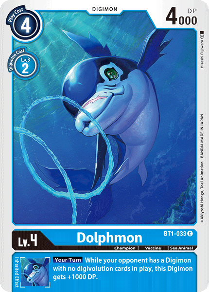 Dolphmon [BT1-033] [Release Special Booster Ver.1.0] | The Gaming-Verse