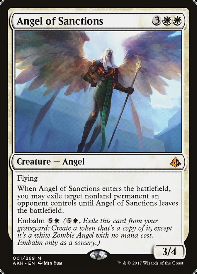 Angel of Sanctions [Amonkhet] | The Gaming-Verse