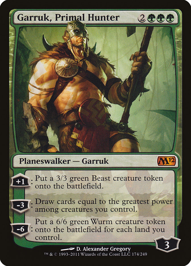 Garruk, Primal Hunter [Magic 2012] | The Gaming-Verse