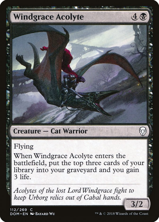 Windgrace Acolyte [Dominaria] | The Gaming-Verse