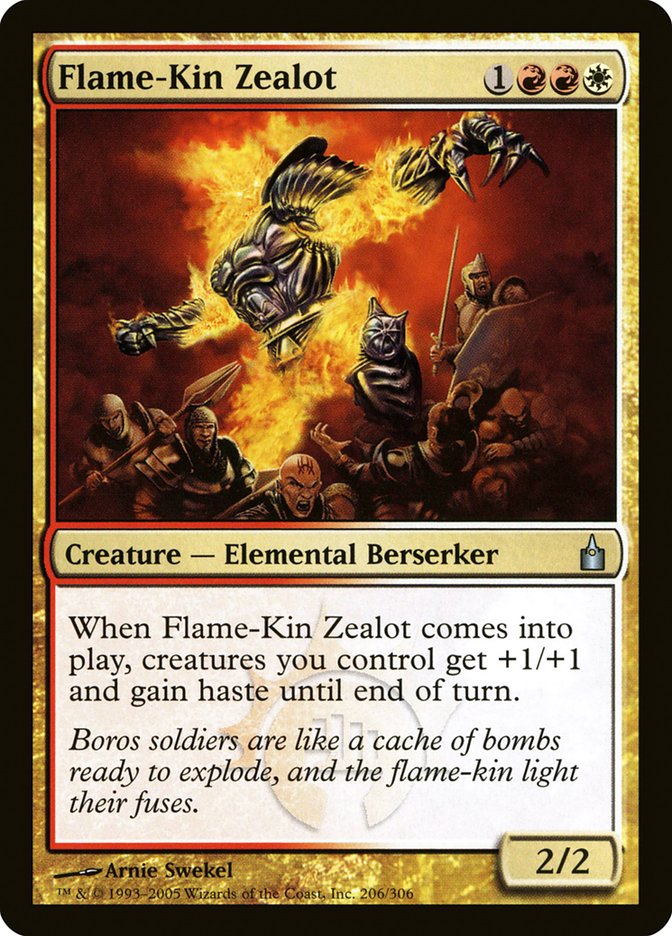 Flame-Kin Zealot [Ravnica: City of Guilds] | The Gaming-Verse