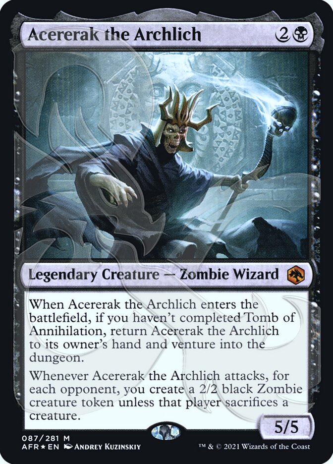 Acererak the Archlich (Ampersand Promo) [Dungeons & Dragons: Adventures in the Forgotten Realms Promos] | The Gaming-Verse