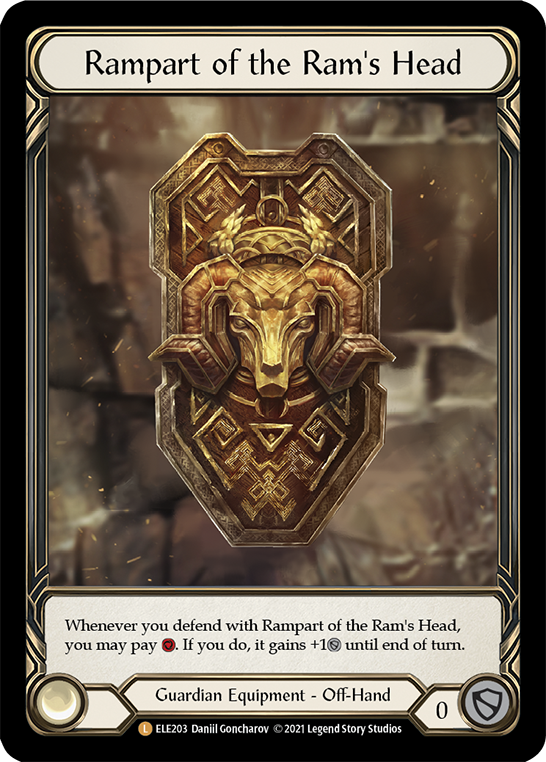 Rampart of the Ram's Head [ELE203] (Tales of Aria)  1st Edition Cold Foil | The Gaming-Verse