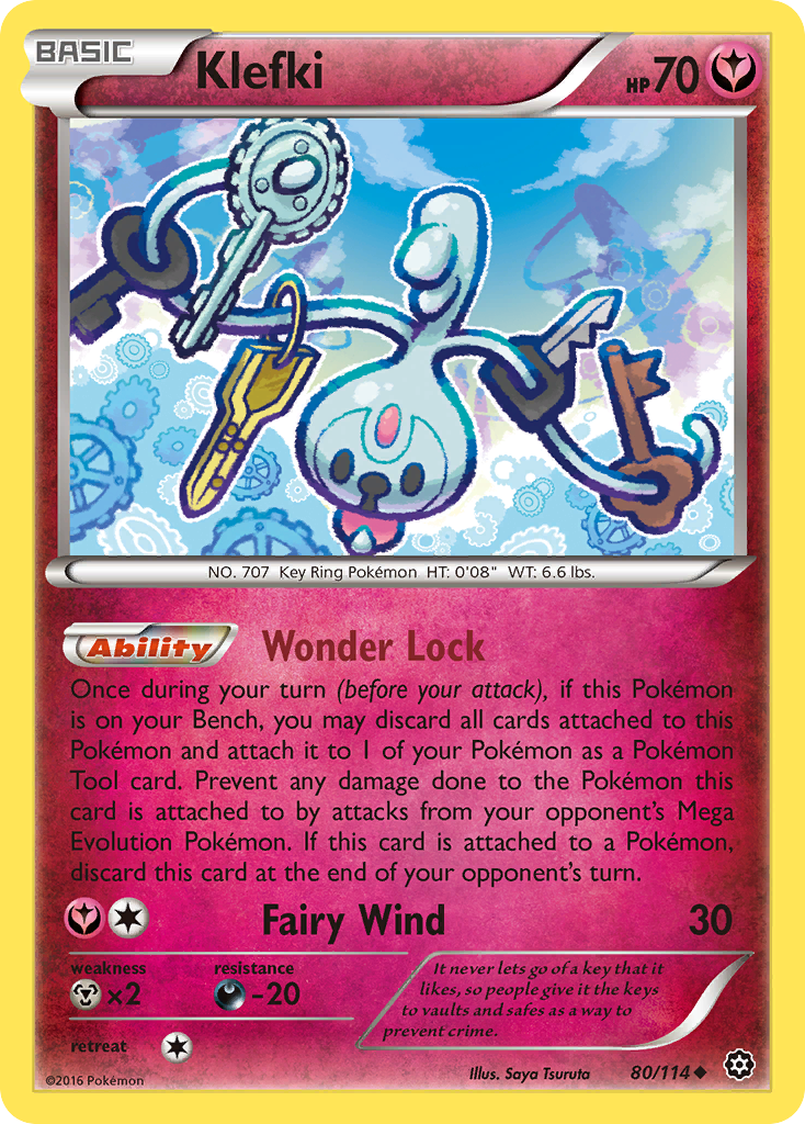 Klefki (80/114) [XY: Steam Siege] | The Gaming-Verse