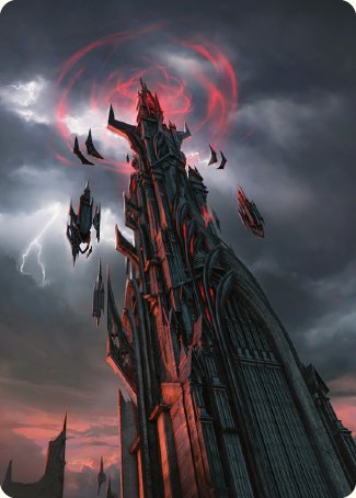 Barad-dur Art Card [The Lord of the Rings: Tales of Middle-earth Art Series] | The Gaming-Verse