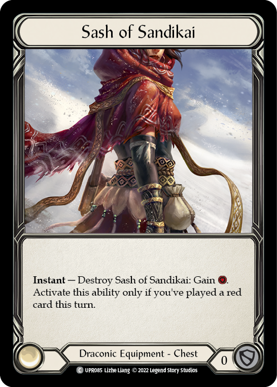 Sash of Sandikai [UPR085] (Uprising)  Rainbow Foil | The Gaming-Verse