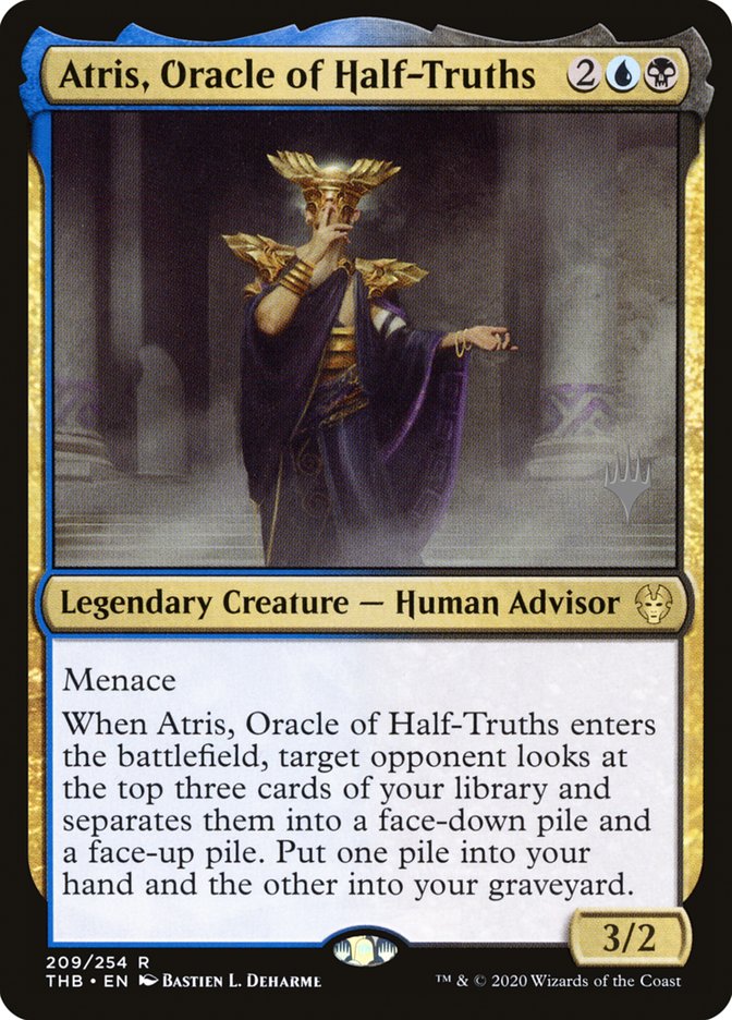 Atris, Oracle of Half-Truths (Promo Pack) [Theros Beyond Death Promos] | The Gaming-Verse