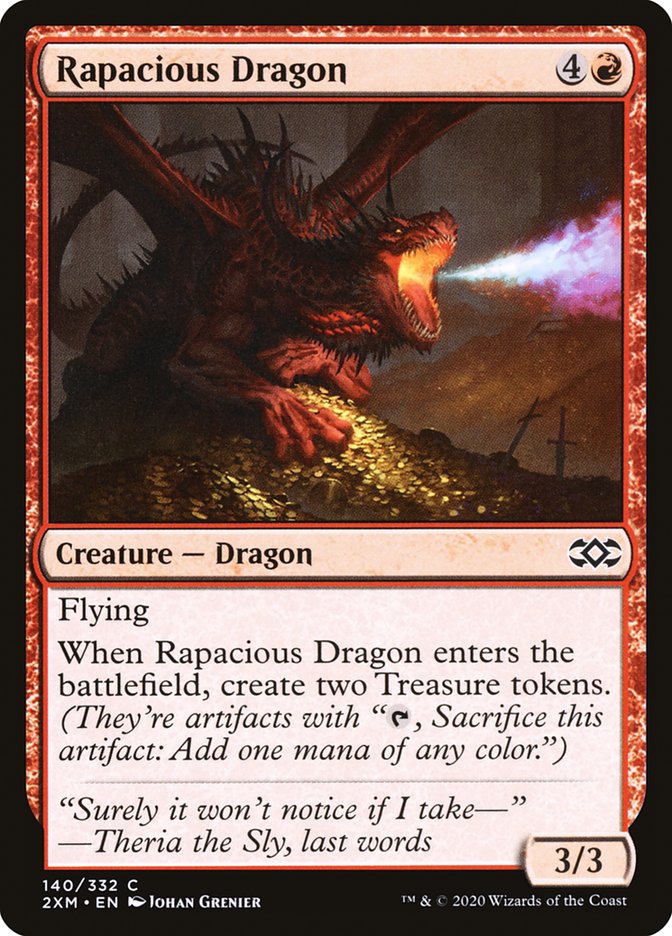 Rapacious Dragon [Double Masters] | The Gaming-Verse