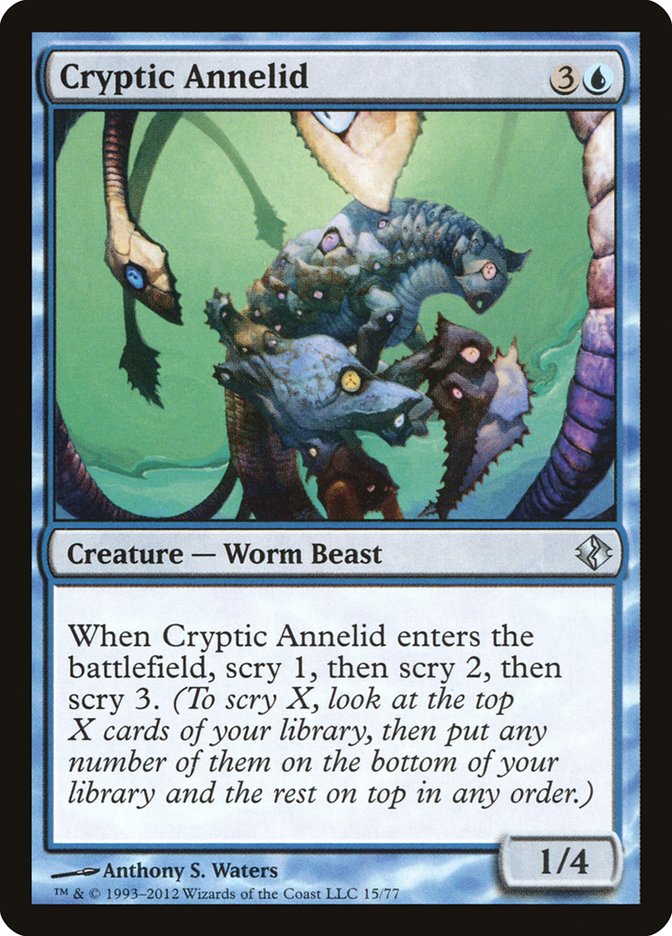 Cryptic Annelid [Duel Decks: Venser vs. Koth] | The Gaming-Verse