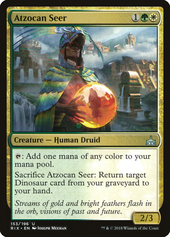 Atzocan Seer [Rivals of Ixalan] | The Gaming-Verse