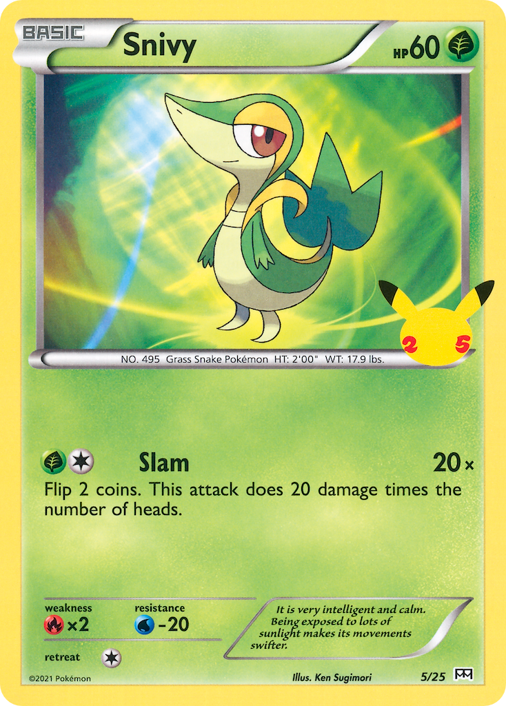 Snivy (5/25) [McDonald's 25th Anniversary] | The Gaming-Verse