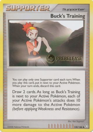 Bucks Training (130/146) (Prerelease Promo) [Diamond & Pearl: Legends Awakened] | The Gaming-Verse