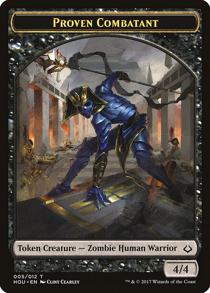 Proven Combatant Token [Hour of Devastation Tokens] | The Gaming-Verse