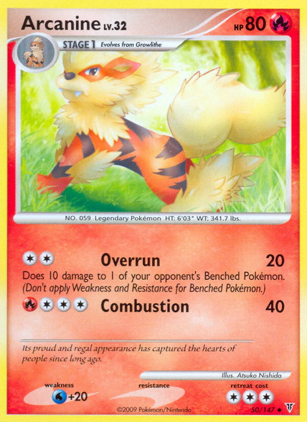 Arcanine (50/147) [Platinum: Supreme Victors] | The Gaming-Verse