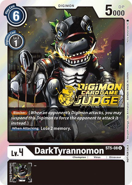 DarkTyrannomon [ST5-08] (Judge Pack 1) [Starter Deck: Machine Black Promos] | The Gaming-Verse