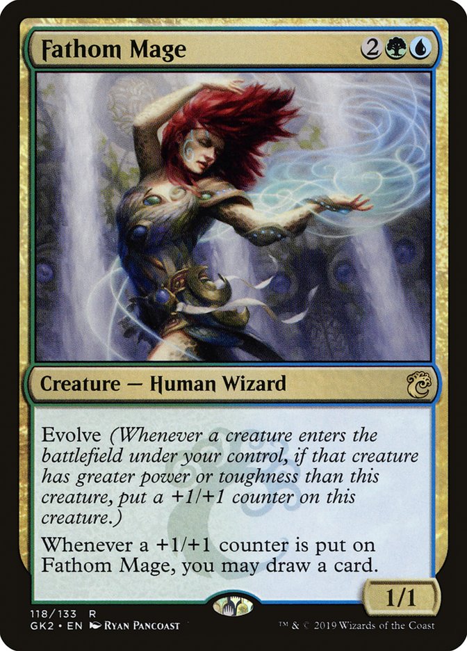 Fathom Mage [Ravnica Allegiance Guild Kit] | The Gaming-Verse