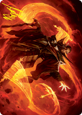 Plargg, Dean of Chaos Art Card (Gold-Stamped Signature) [Strixhaven: School of Mages Art Series] | The Gaming-Verse