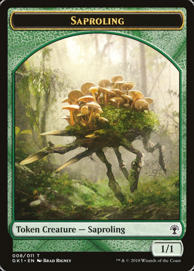 Saproling // Elf Knight [GRN Guild Kit Tokens] | The Gaming-Verse