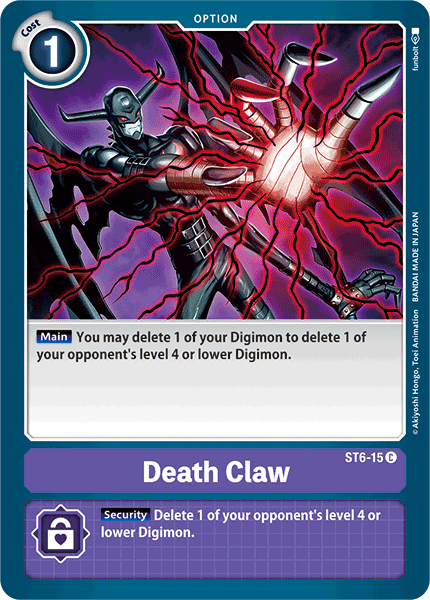 Death Claw [ST6-15] [Starter Deck: Venomous Violet] | The Gaming-Verse