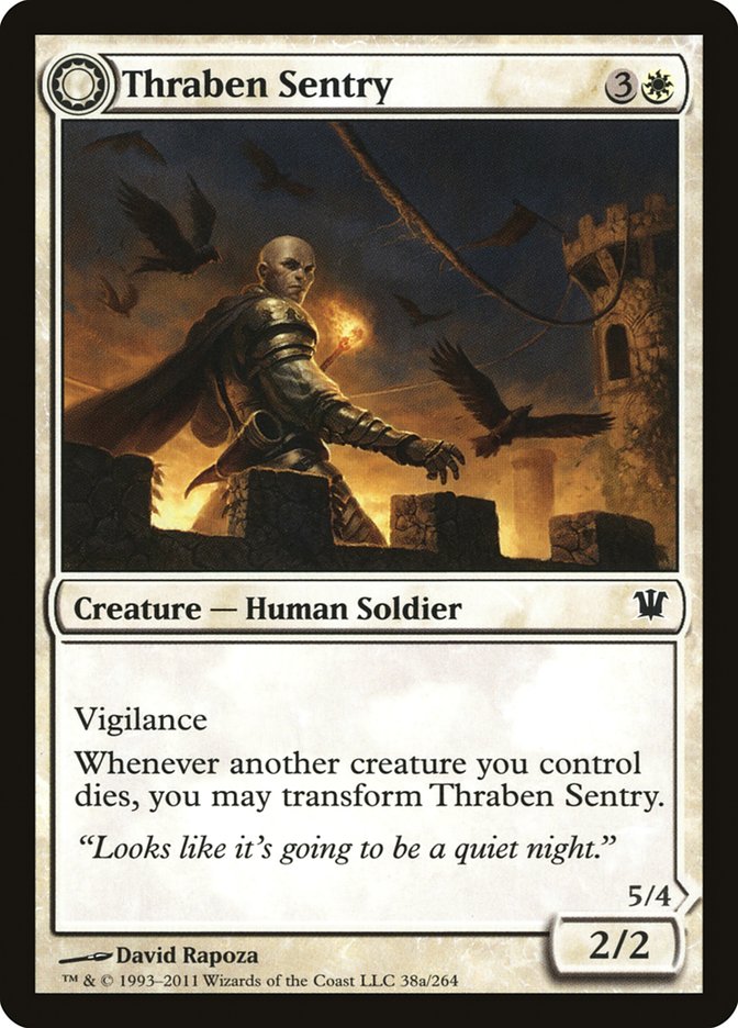 Thraben Sentry // Thraben Militia [Innistrad] | The Gaming-Verse