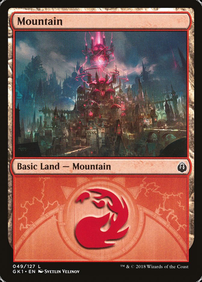 Mountain (#49) [Guilds of Ravnica Guild Kit] | The Gaming-Verse