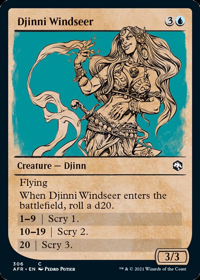 Djinni Windseer (Showcase) [Dungeons & Dragons: Adventures in the Forgotten Realms] | The Gaming-Verse