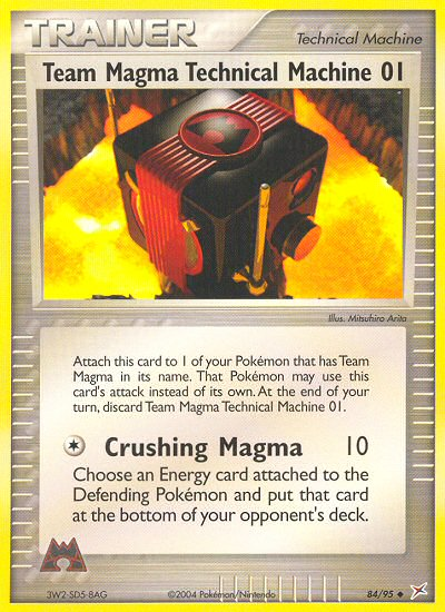 Team Magma Technical Machine 01 (84/95) [EX: Team Magma vs Team Aqua] | The Gaming-Verse