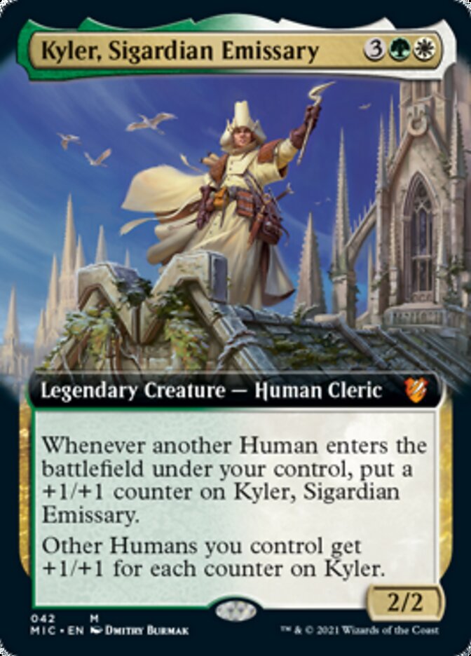 Kyler, Sigardian Emissary (Extended) [Innistrad: Midnight Hunt Commander] | The Gaming-Verse