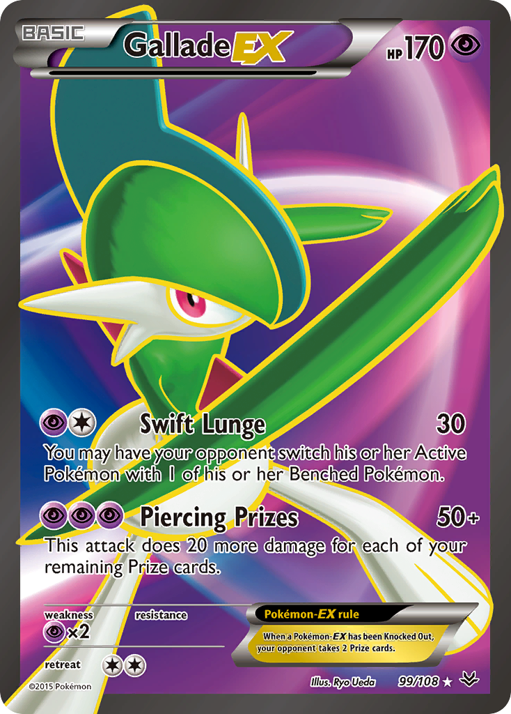 Gallade EX (99/108) [XY: Roaring Skies] | The Gaming-Verse