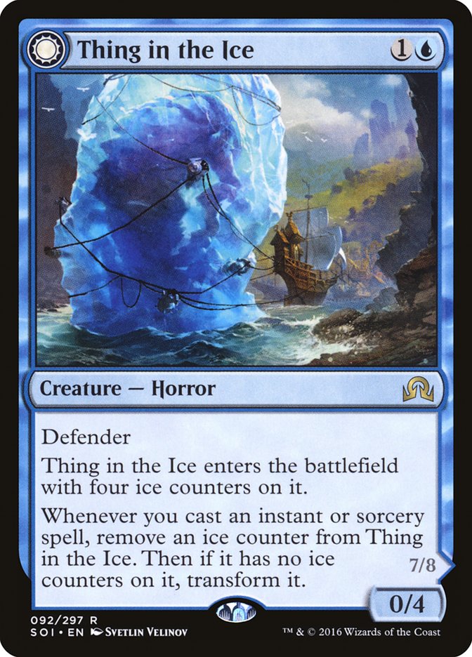 Thing in the Ice // Awoken Horror [Shadows over Innistrad] | The Gaming-Verse