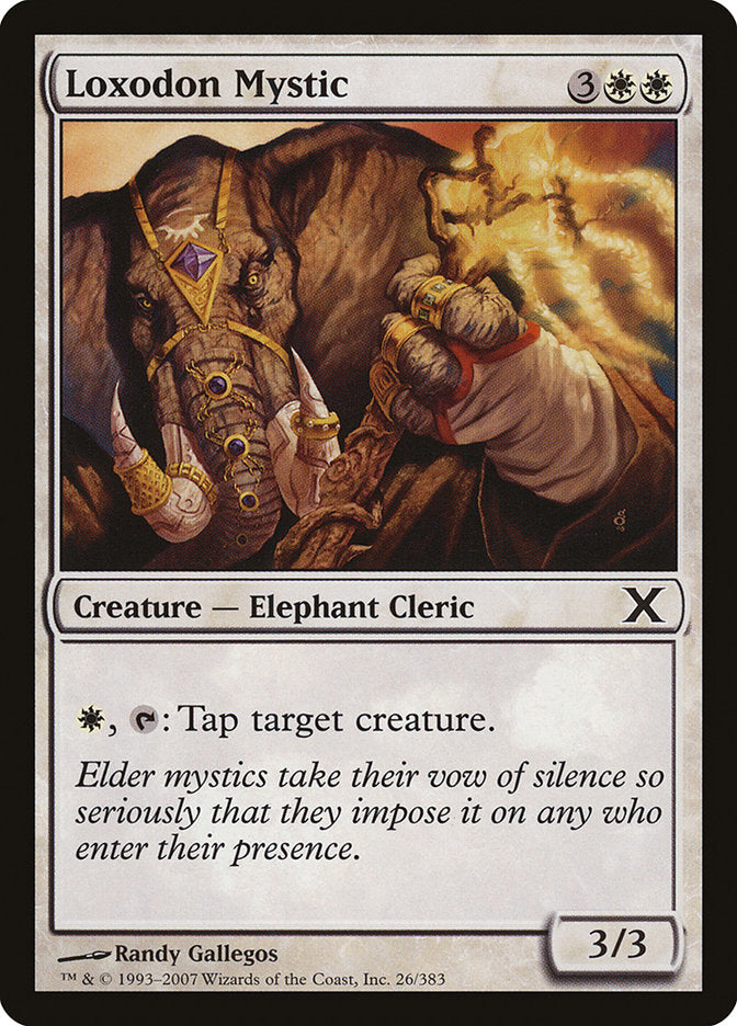 Loxodon Mystic [Tenth Edition] | The Gaming-Verse
