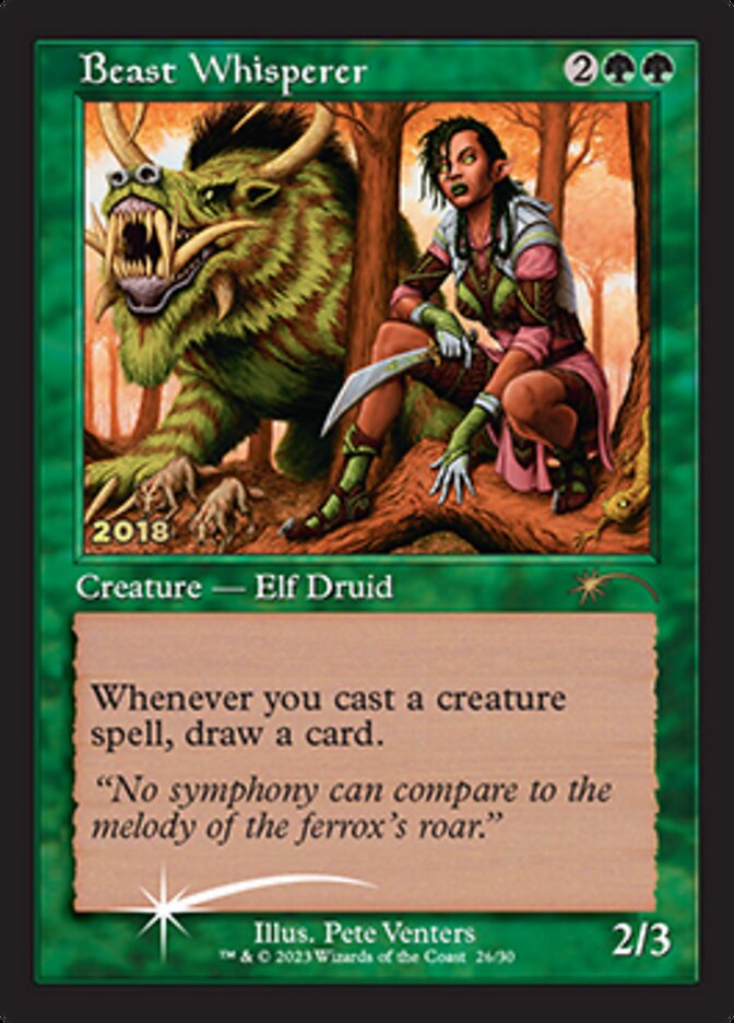 Beast Whisperer [30th Anniversary Promos] | The Gaming-Verse