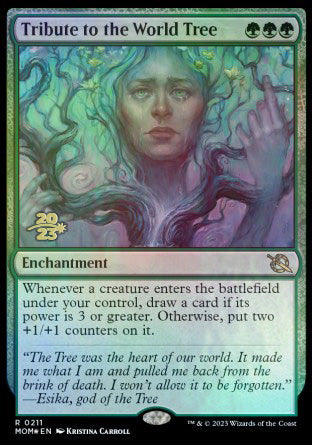 Tribute to the World Tree [March of the Machine Prerelease Promos] | The Gaming-Verse