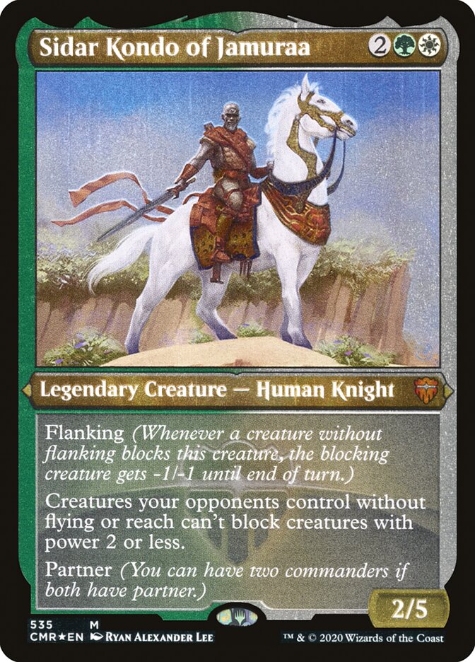 Sidar Kondo of Jamuraa [Commander Legends Etched] | The Gaming-Verse