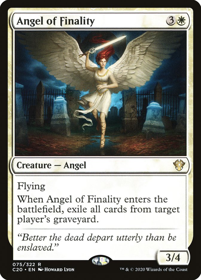 Angel of Finality [Commander 2020] | The Gaming-Verse