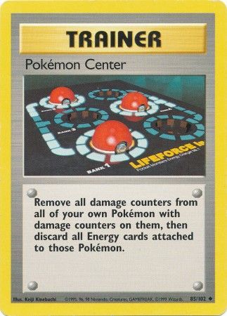 Pokemon Center (85/102) [Base Set Unlimited] | The Gaming-Verse