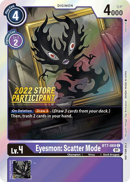 Eyesmon: Scatter Mode [BT7-069] (2022 Store Participant) [Next Adventure Promos] | The Gaming-Verse