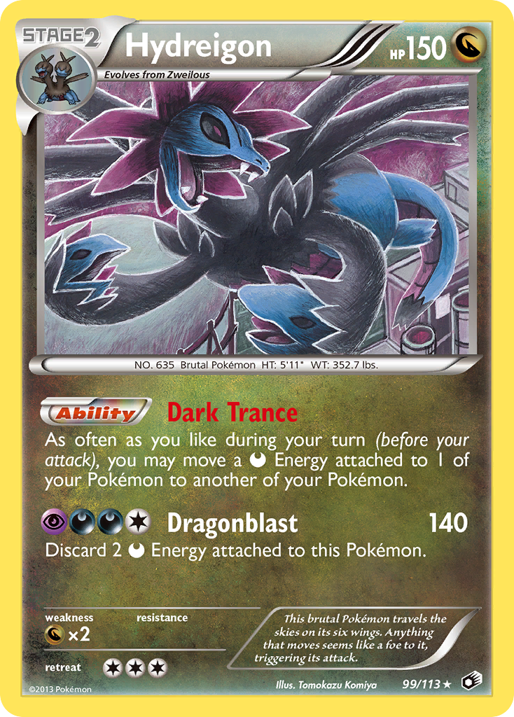 Hydreigon (99/113) [Black & White: Legendary Treasures] | The Gaming-Verse