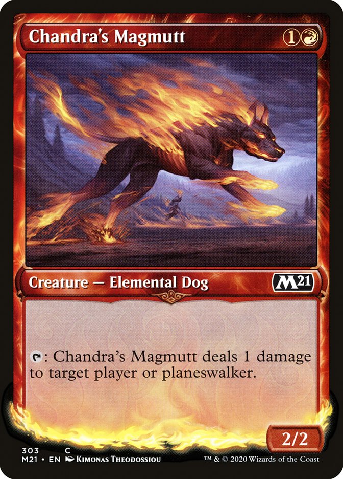 Chandra's Magmutt (Showcase) [Core Set 2021] | The Gaming-Verse