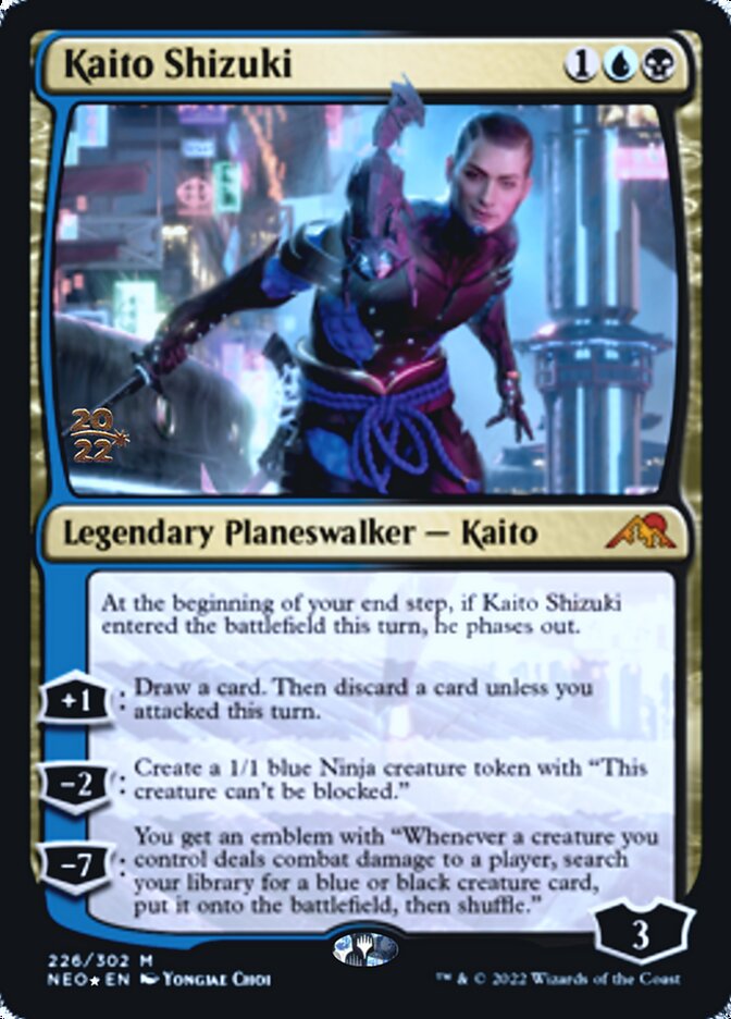 Kaito Shizuki [Kamigawa: Neon Dynasty Prerelease Promos] | The Gaming-Verse