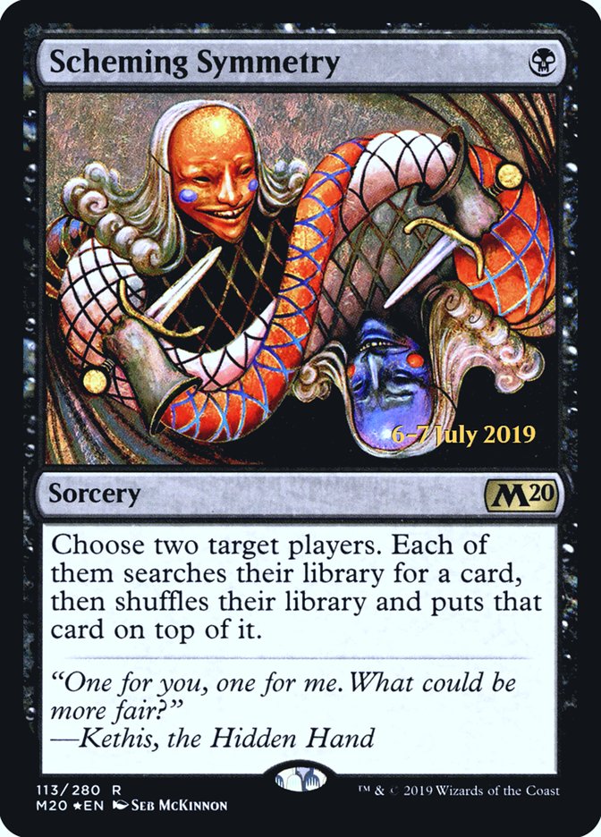 Scheming Symmetry  [Core Set 2020 Prerelease Promos] | The Gaming-Verse