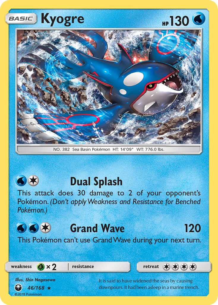 Kyogre (46/168) [Sun & Moon: Celestial Storm] | The Gaming-Verse