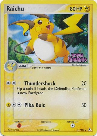 Raichu (51/110) (Stamped) [EX: Holon Phantoms] | The Gaming-Verse