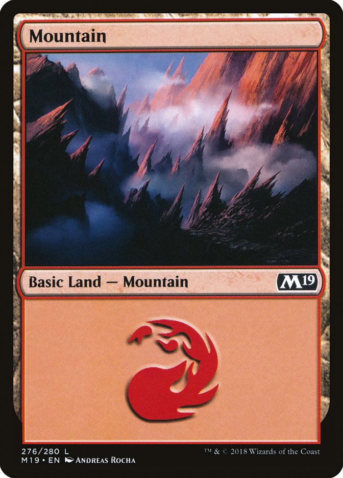 Mountain (#276) [Core Set 2019] | The Gaming-Verse