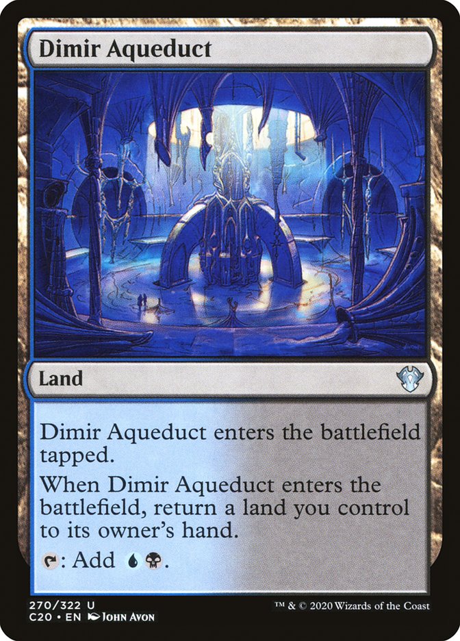 Dimir Aqueduct [Commander 2020] | The Gaming-Verse